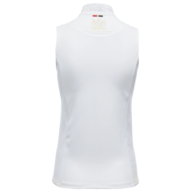 Holland Cooper Elite Sleeveless Base Layer - White-6